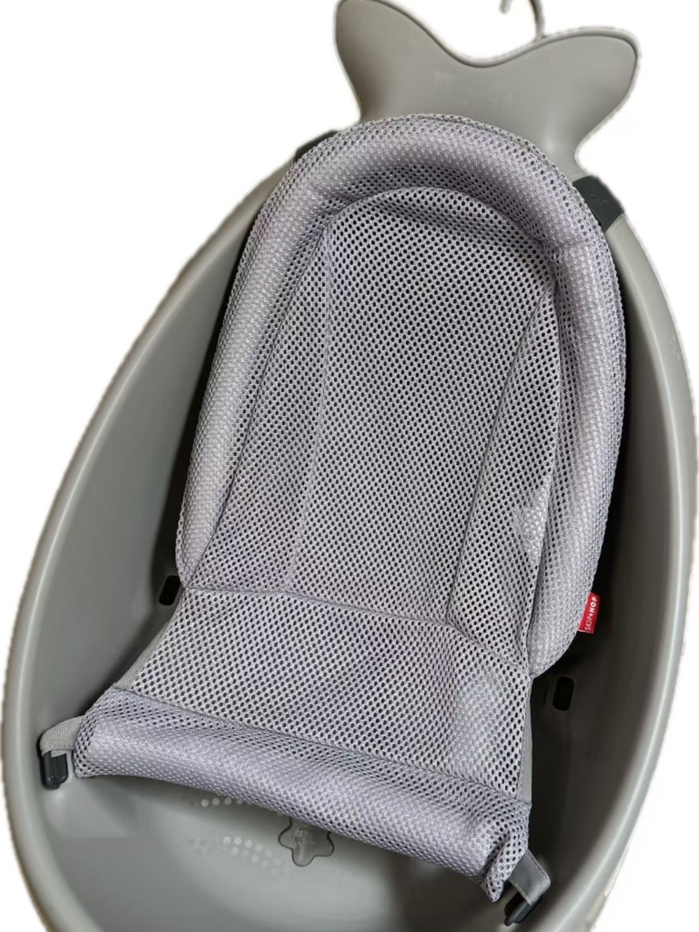 Skip Hop Moby Baby Bath Tub with Sling – Gray | Excellent Condition